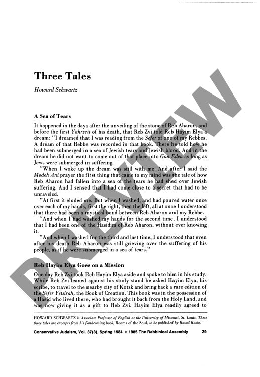 Three Tales