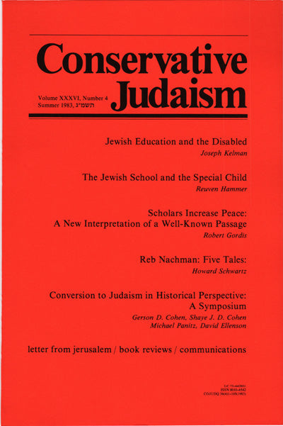 Jewish Education and the Disabled