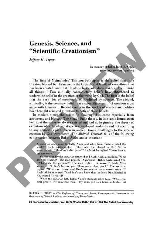 Genesis Science and Scientific Creationi