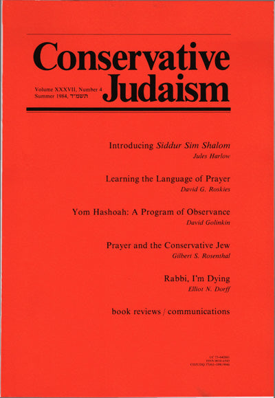 Rabbi, I'm Dying