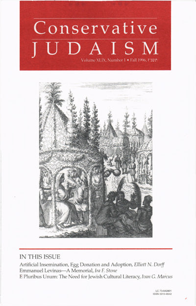 E Pluribus Unum - The Need for Jewish Cultural Literacy