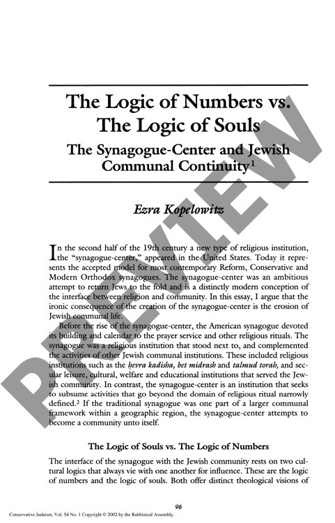 The Logic of Numbers Vs the Logic of Sou