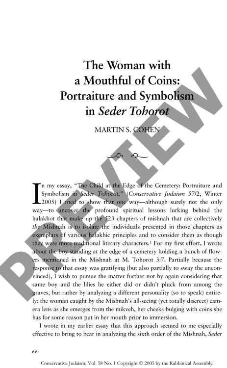 The Woman with a Mouthful of Coins Portr