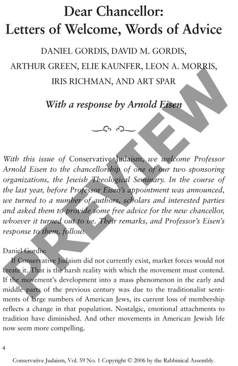 Dear Chancellor Letters of Welcome Words
