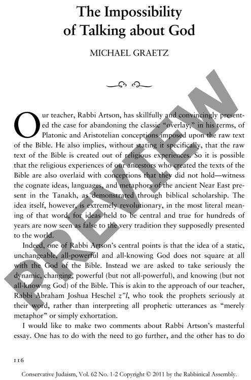 The Impossibility of Talking About God