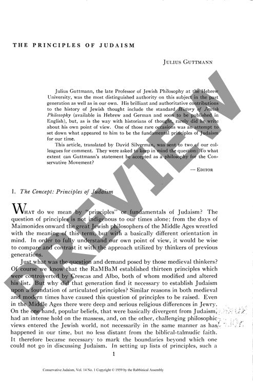 The Principles of Judaism