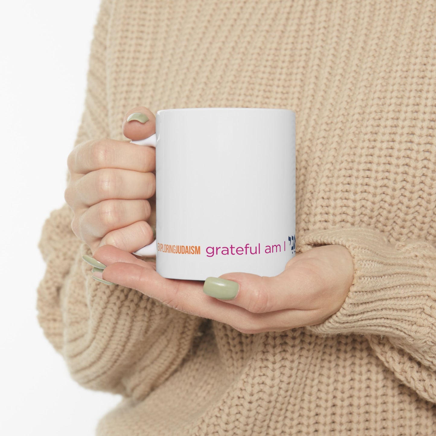 Modxh Ani Cup of Gratitude Mug by Exploring Judaism
