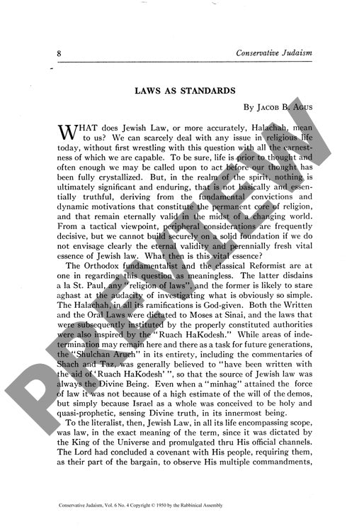 Laws as Standards