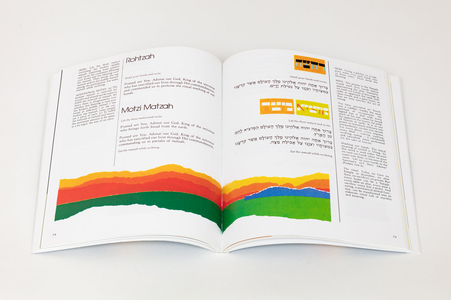 full page spread sample of Feast of Freedom Haggadah