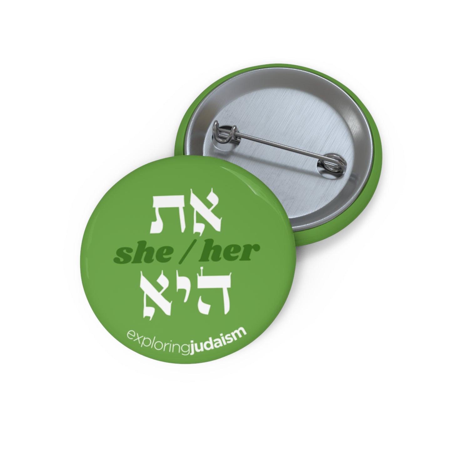 Hebrew Pronoun Pin Buttons by Exploring Judaism
