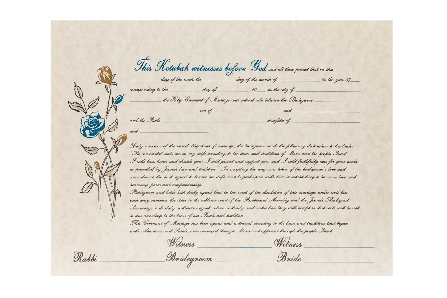 Ketubah Wedding Booklet