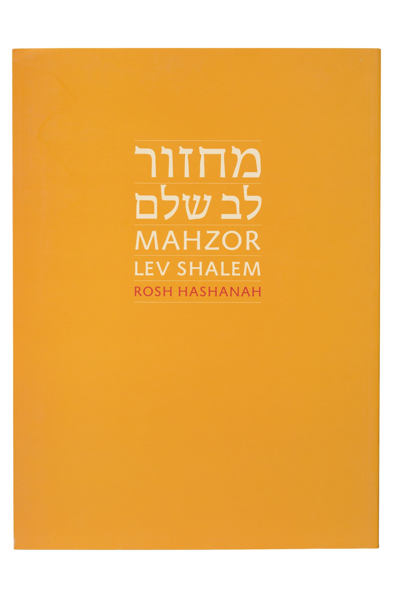 Mahzor Lev Shalem: Rosh Hashanah & Yom Kippur (Large Print)