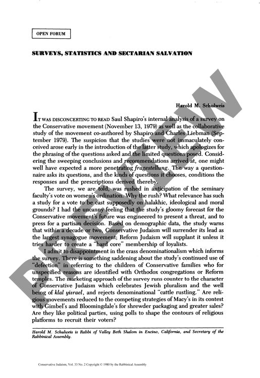 Surveys Statistics and Secretarian Salva