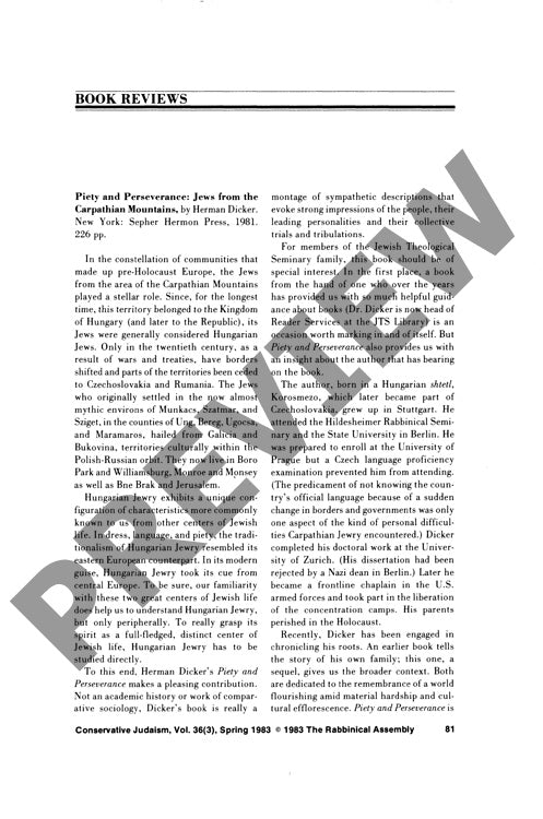 Book Reviews