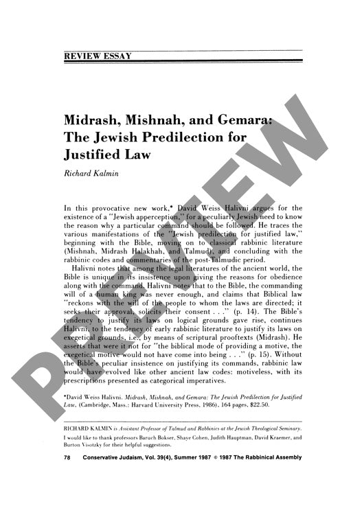 Midrash Mishnah and Gemara the Jewish Pr