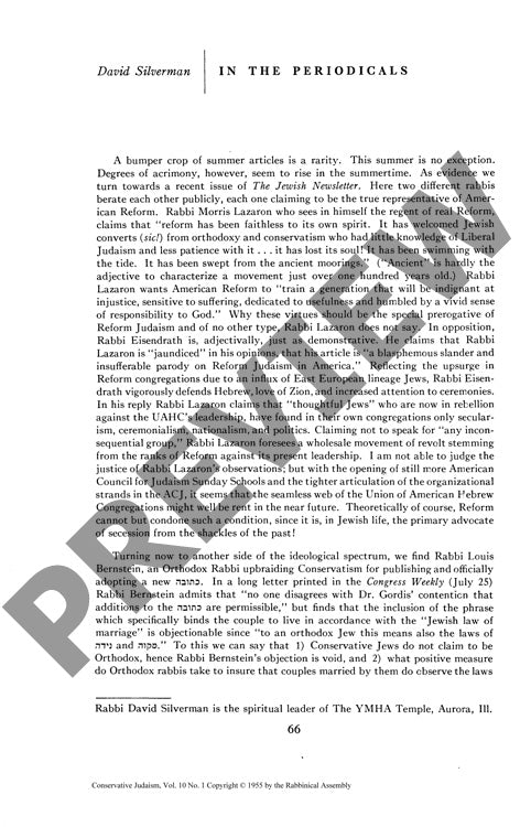 In the Periodicals