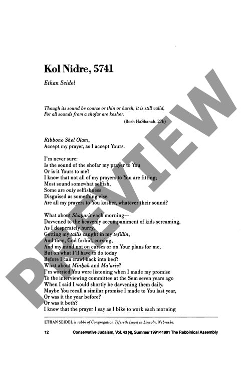 Kol Nidre