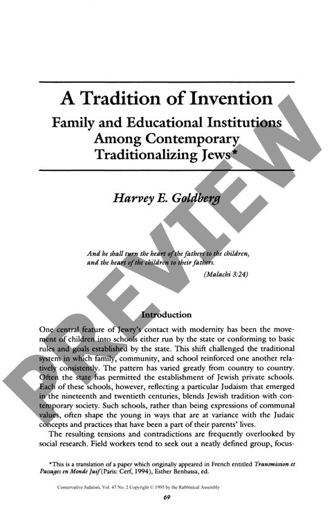 A Tradition of Invention Family and Educ