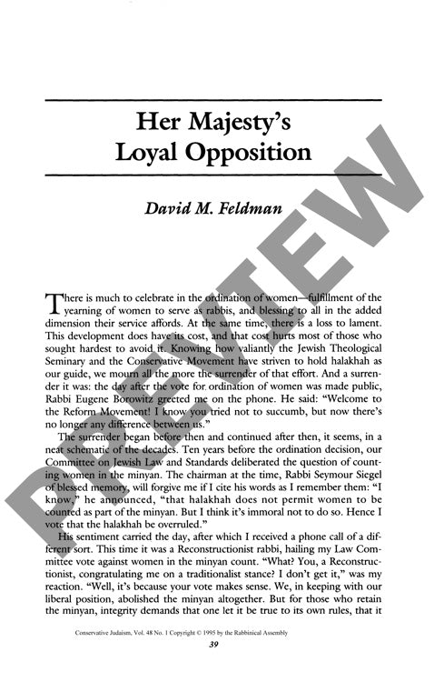 Her Majestys Loyal Opposition