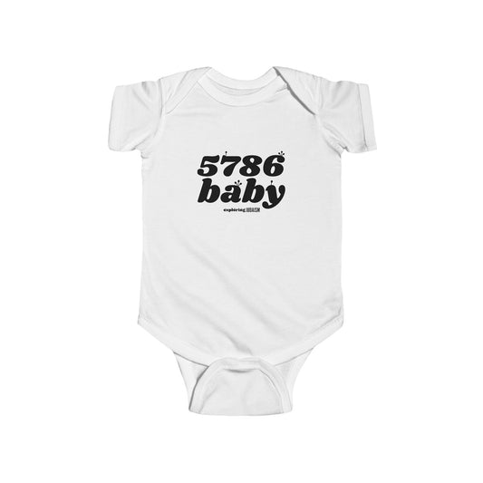 5786 Baby Bodysuit by Exploring Judaism