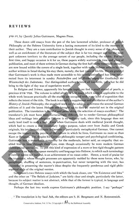 Reviews
