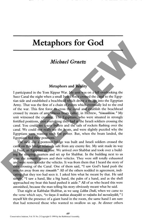 Metaphors for God