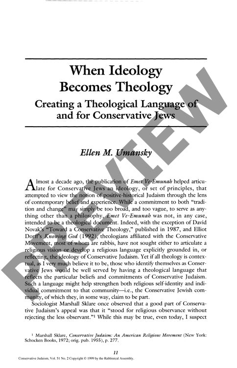 When Ideology Becomes Theology Creating