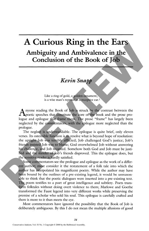 A Curious Ring in the Ears Ambiguity And