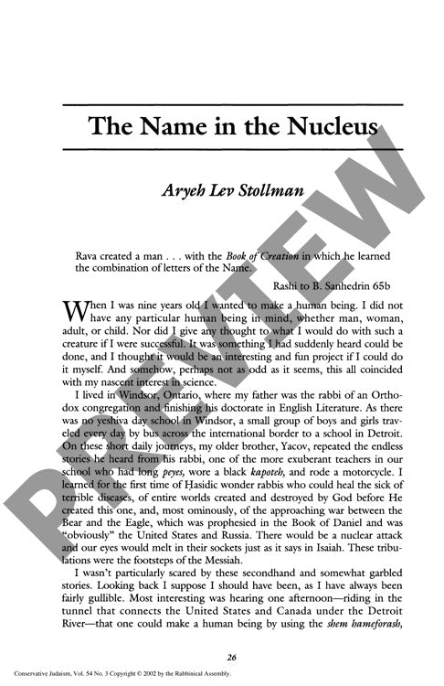 The Name in the Nucleus