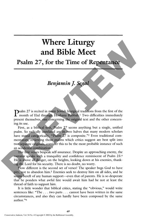 Where Liturgy and Bible Meet Psalm Fo