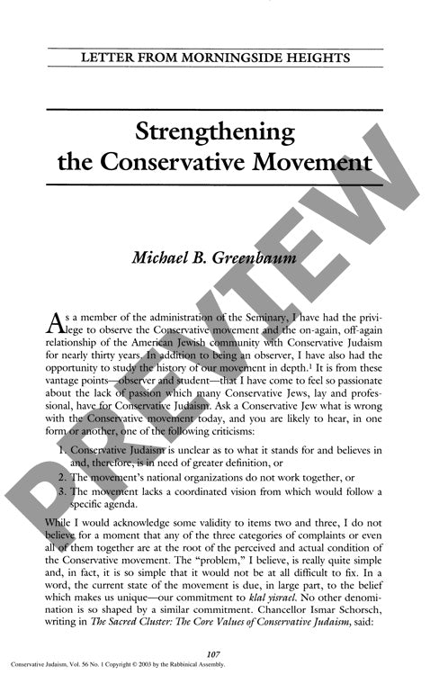 Letter from Morningside Heights Strength