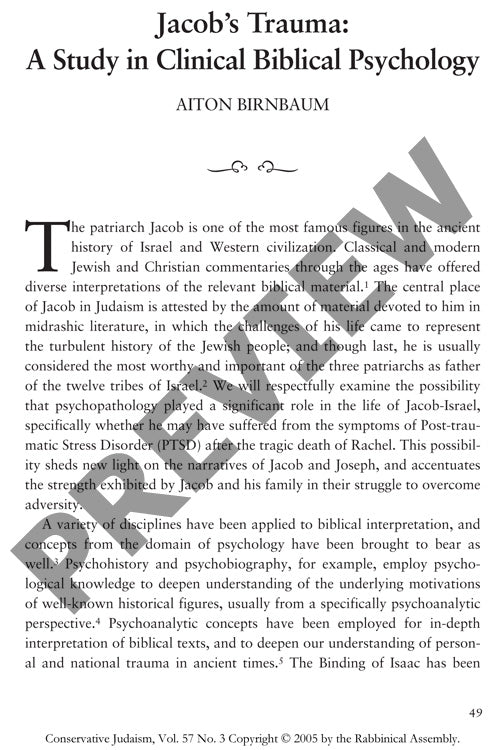 Jacobs Trauma a Study in Clinical Bibli