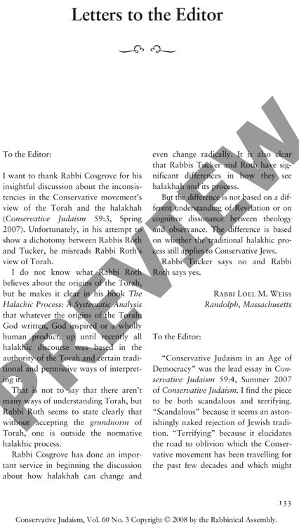 Letters to the Editor
