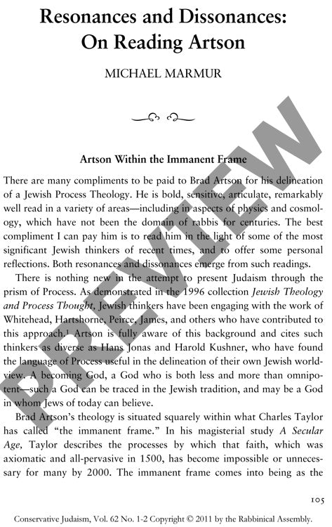 Resonances and Dissonances on Reading Ar