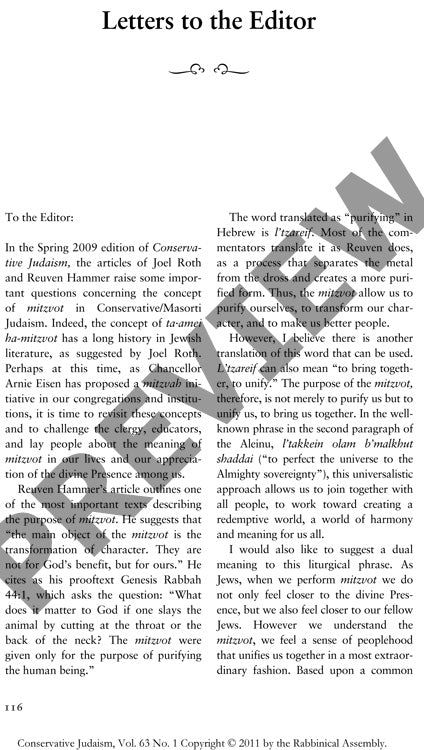 Letters to the Editor
