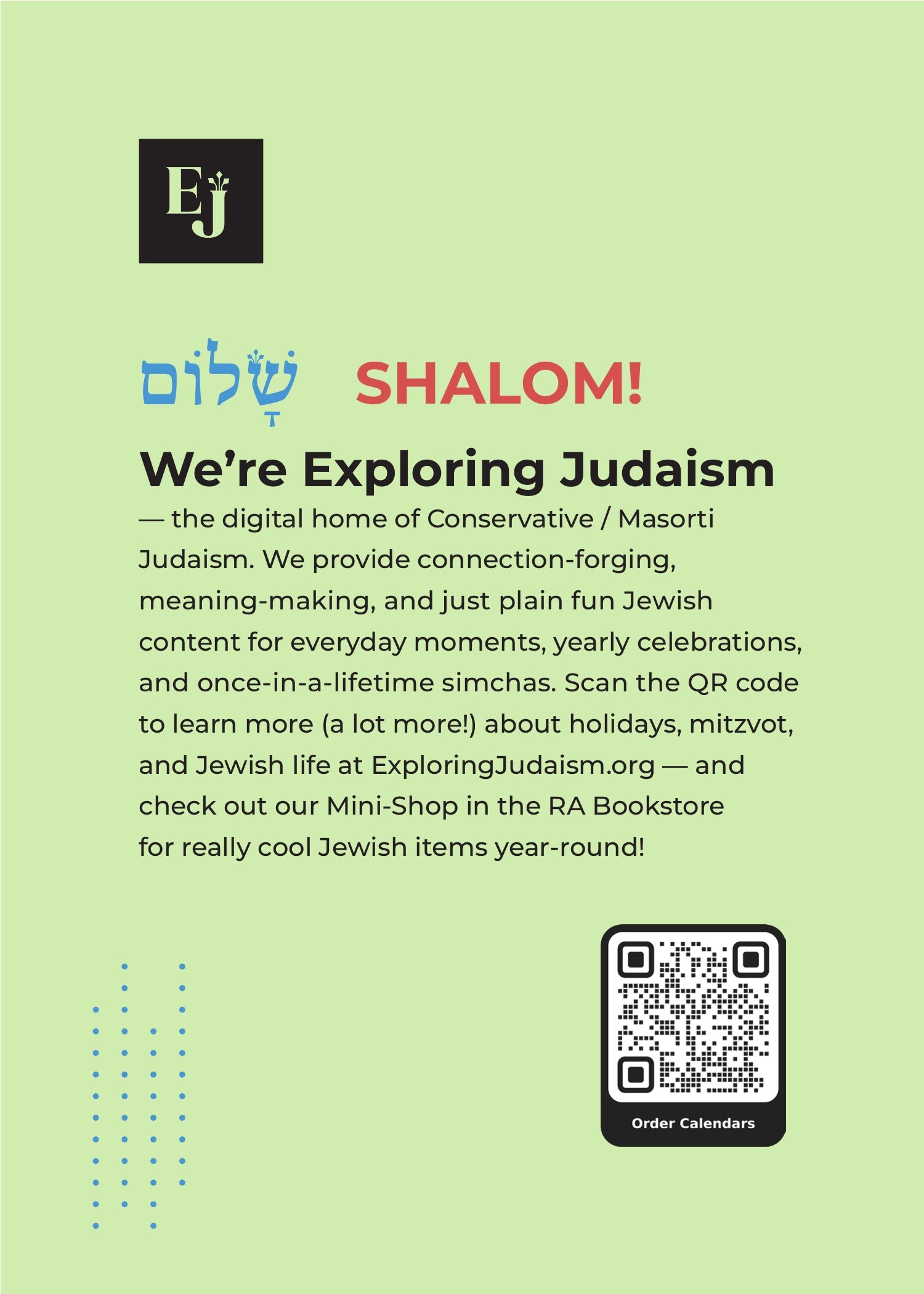 Exploring Judaism's Our Holidays Calendar 5787 – The Rabbinical
