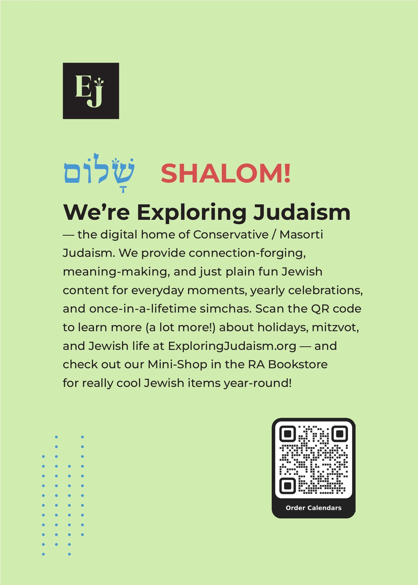 Exploring Judaism's Our Holidays Calendar 5787