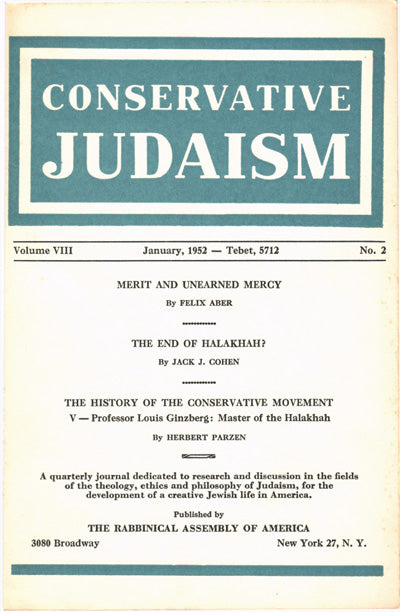 The History of the Conservative Movement Part V Concluded