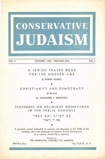 A Jewish Prayer Book for Modern Age