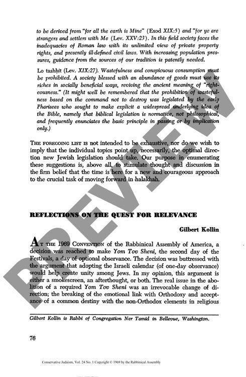 Reflections on the Quest for Relevance
