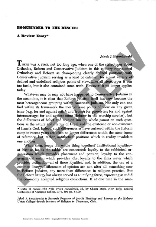 Bookbinder to the Rescue a Review Essay