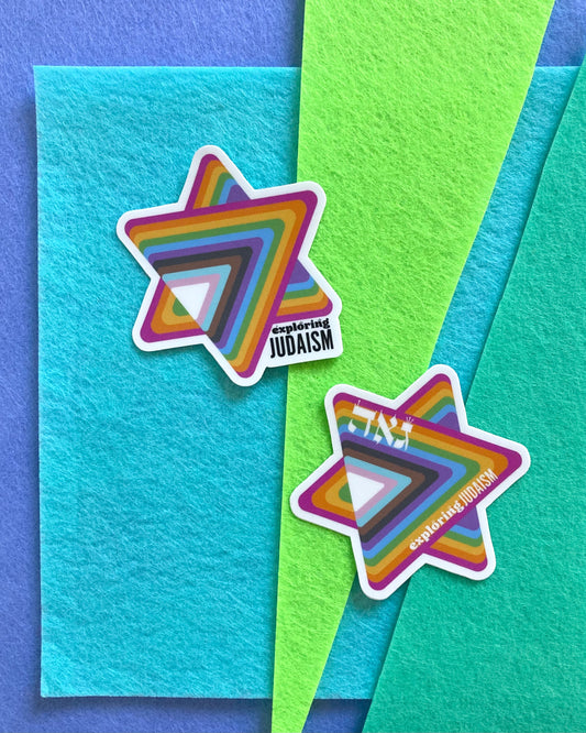 Pride Sticker by Exploring Judaism