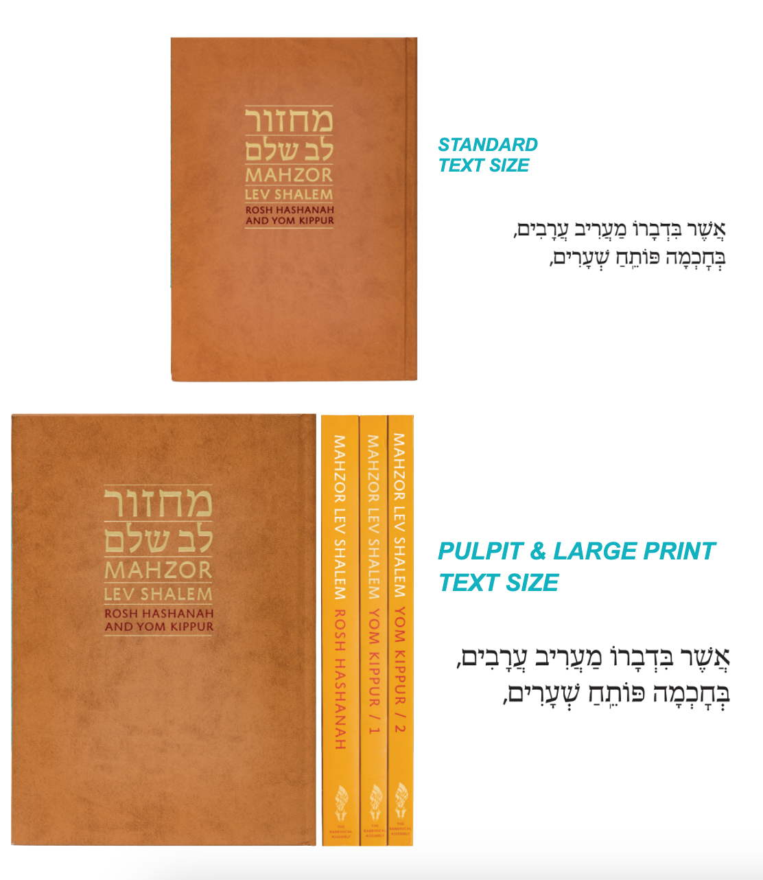 Mahzor Lev Shalem: Rosh Hashanah & Yom Kippur (Pulpit Edition)