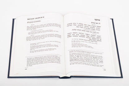 full spread sample of Siddur Sim Shalom for Shabbat & Festivals