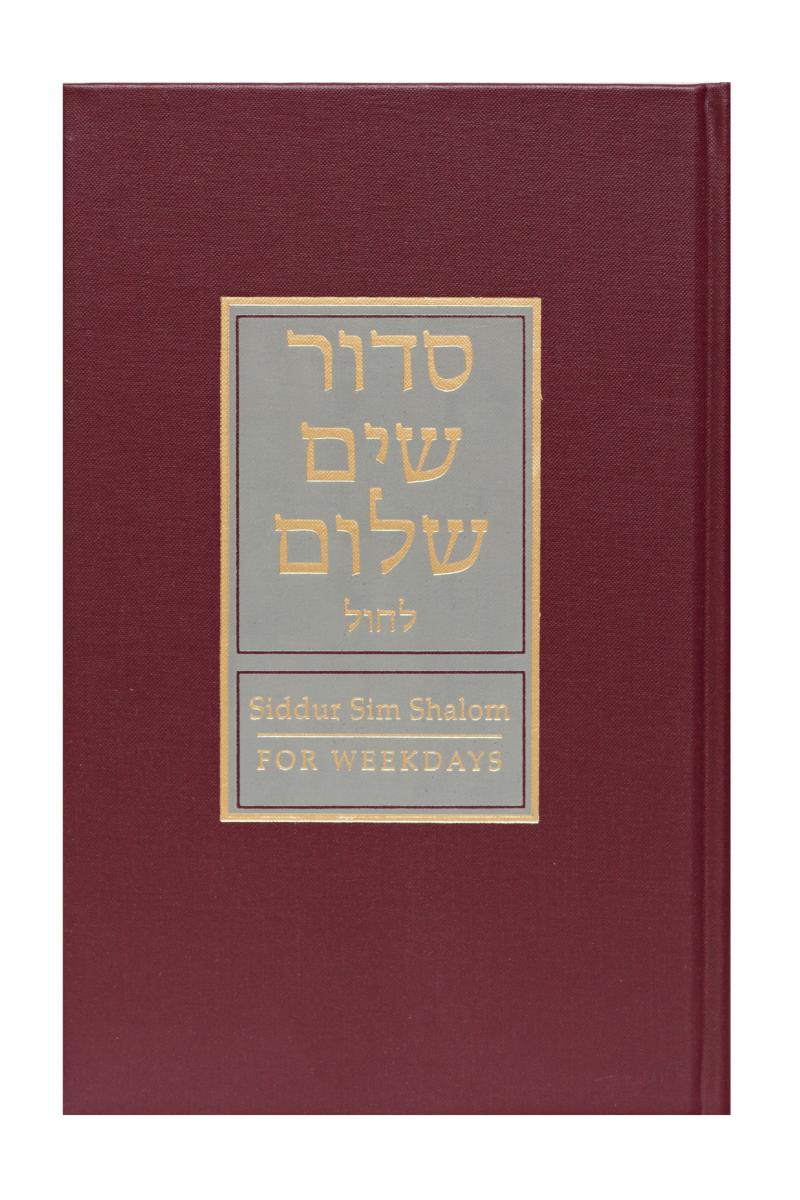 cover of Siddur Sim Shalom for Weekdays