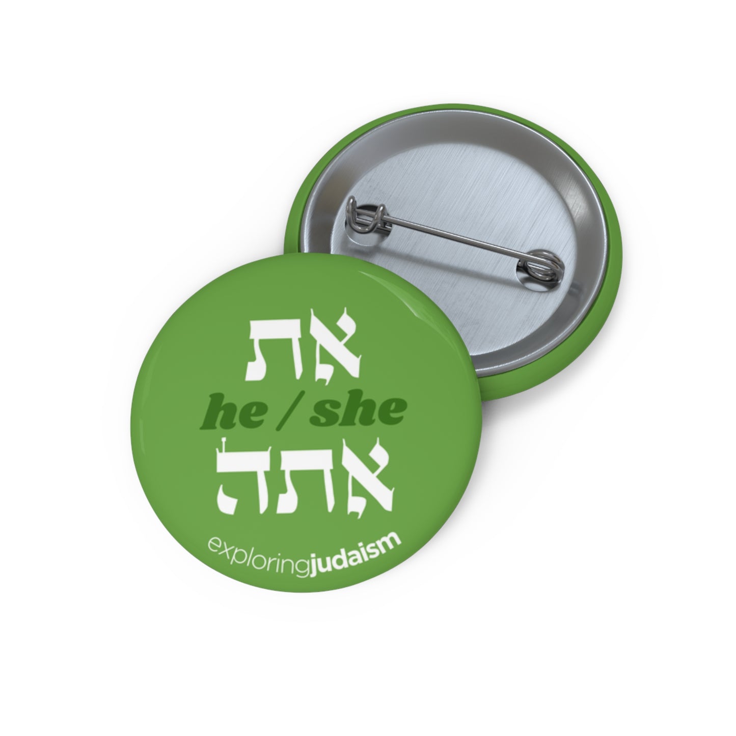 Hebrew Pronoun Pin Buttons by Exploring Judaism